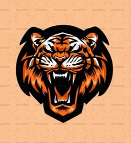 Brüllender Tiger